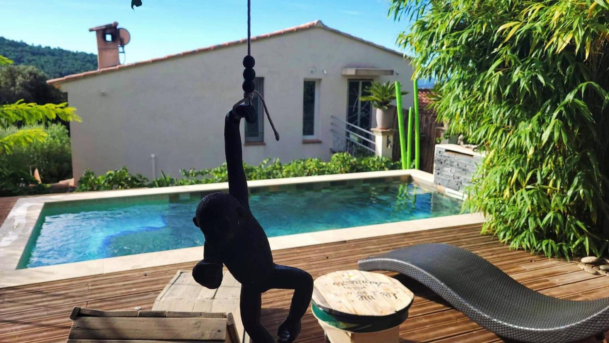 Logement De Charme Avec Piscine Et Jacuzzi Carnoules  Exterior foto
